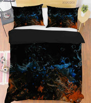 3D Abstract Blue Marble Texture Quilt Cover Set Bedding Set Duvet Cover Pillowcases 34- Jess Art Decoration