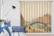 3D Landscape Oil Painting Curtains and Drapes LQH 79- Jess Art Decoration