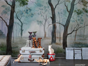 3D Tree Nature Landscape Oil Painting Wall Mural Wallpaper LQH 163- Jess Art Decoration