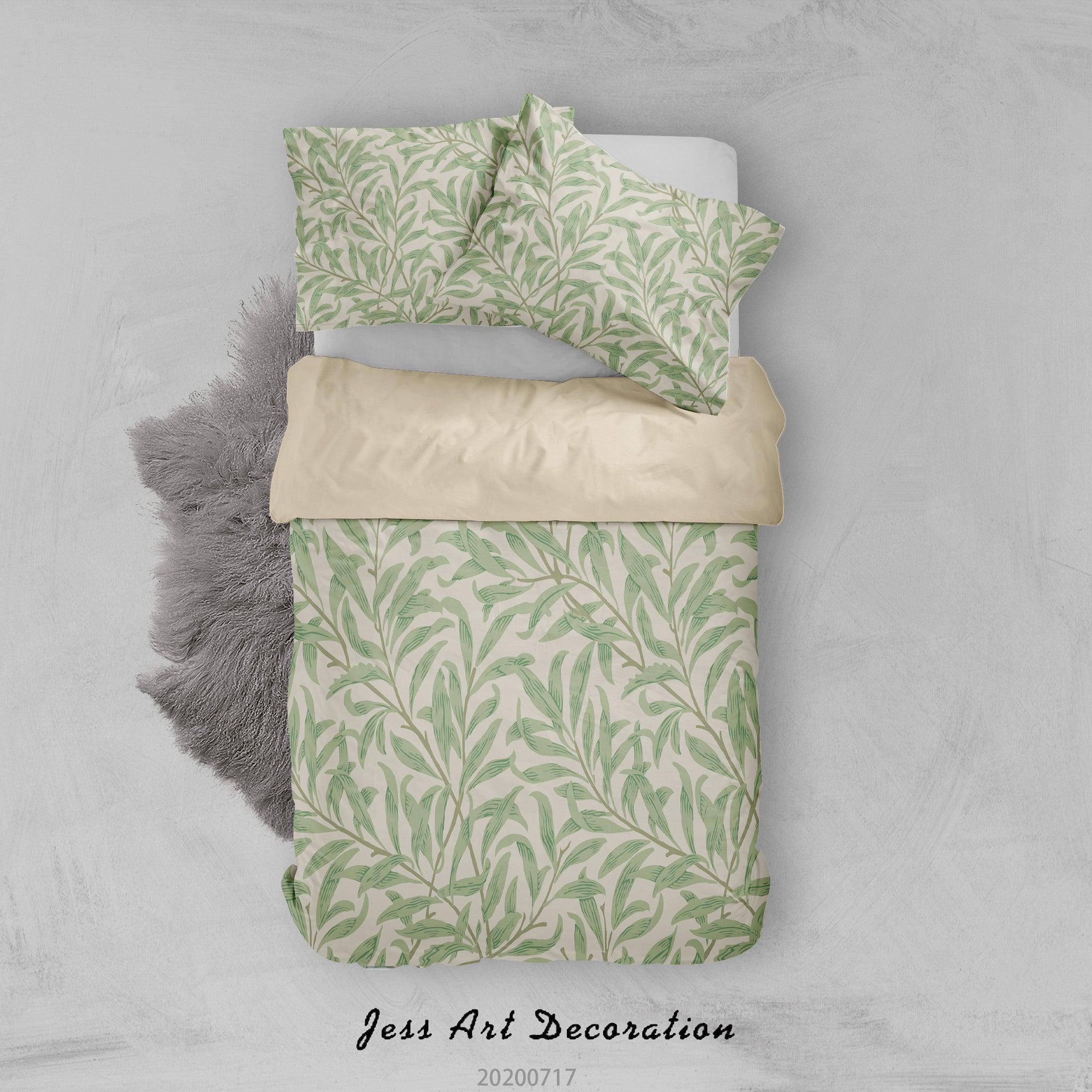 3D Vintage Floral Quilt Cover Set Bedding Set Duvet Cover Pillowcases WJ 1605- Jess Art Decoration