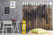 3D Zebra Prairie Pattern Curtains and Drapes GD 894- Jess Art Decoration