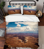 3D Sky Cloud Nature Landscape Quilt Cover Set Bedding Set Duvet Cover Pillowcases 125- Jess Art Decoration