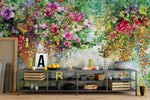 3D Flower Vine Wall Mural Wallpaper 143- Jess Art Decoration