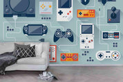 3D Game Console Gamepad Mouse Wall Mural Wallpaper 07- Jess Art Decoration