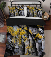 3D Rock Texture Quilt Cover Set Bedding Set Duvet Cover Pillowcases 155- Jess Art Decoration