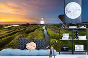 3D Sunset Sky Natural Scenery Wall Mural Wallpaper LQH 203- Jess Art Decoration