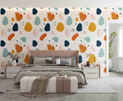 3D Abstract Doodle Shapes Set Wall Mural Wallpaper GD 4616- Jess Art Decoration