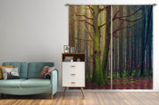 3D Autumn Forest Fallen Leaves Curtains and Drapes GD 1794- Jess Art Decoration