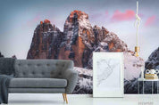 3D Snow Mountain Landscape Wall Mural Wallpaper LQH 195- Jess Art Decoration