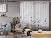 3D Cloudy Bird Pattern Curtains and Drapes GD 2381- Jess Art Decoration