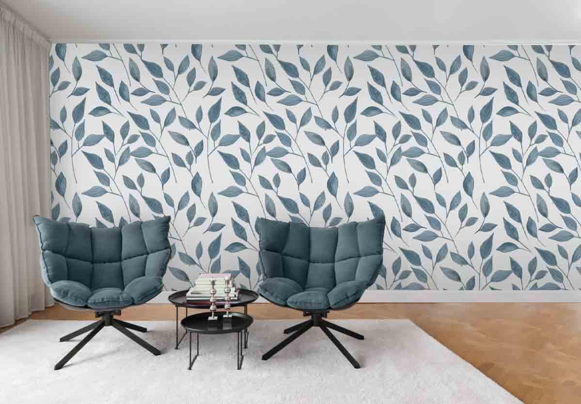 3D Leaves Branch Wall Mural Wallpaper 47- Jess Art Decoration