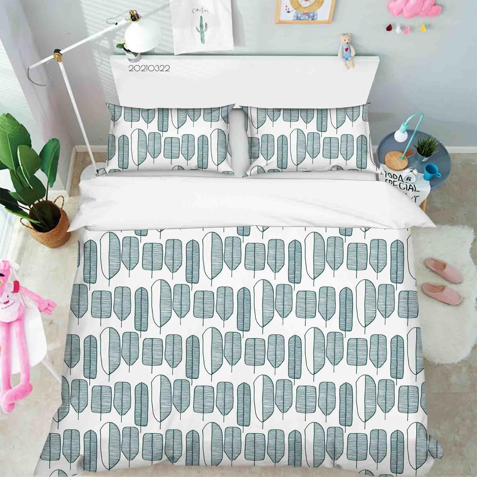 3D Hand Drawn Spring Plant Quilt Cover Set Bedding Set Duvet Cover Pillowcases 48 LQH- Jess Art Decoration