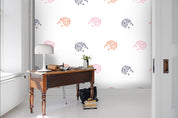 3D Colorful Hedgehog Pattern  Wall Mural Wallpaper 95- Jess Art Decoration