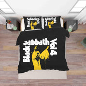 3D Yellow Cartoon Black Sabbath Quilt Cover Set Bedding Set Duvet Cover Pillowcases SF06- Jess Art Decoration