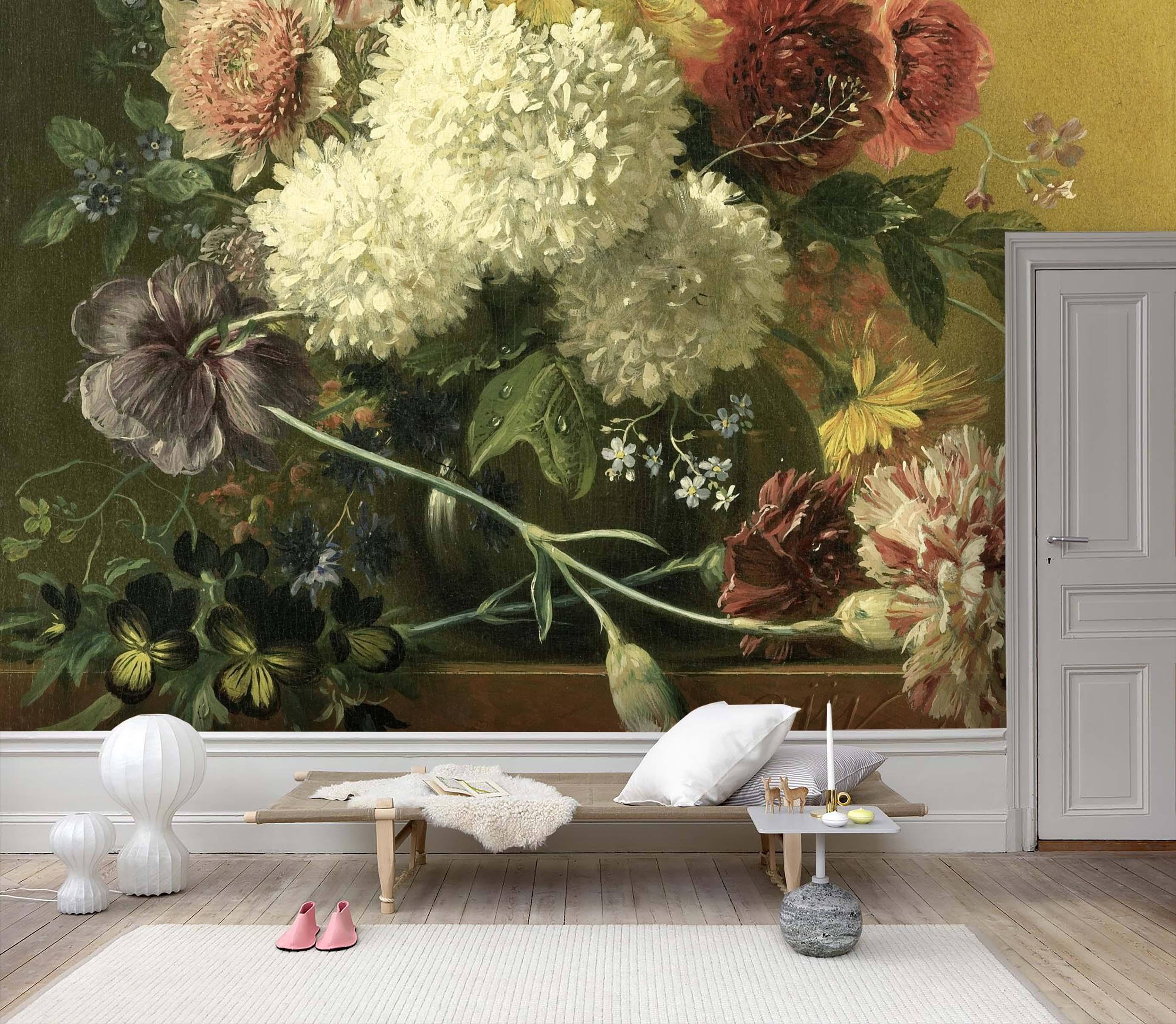 3D Colorful Flowers Wall Mural Wallpaper 70- Jess Art Decoration