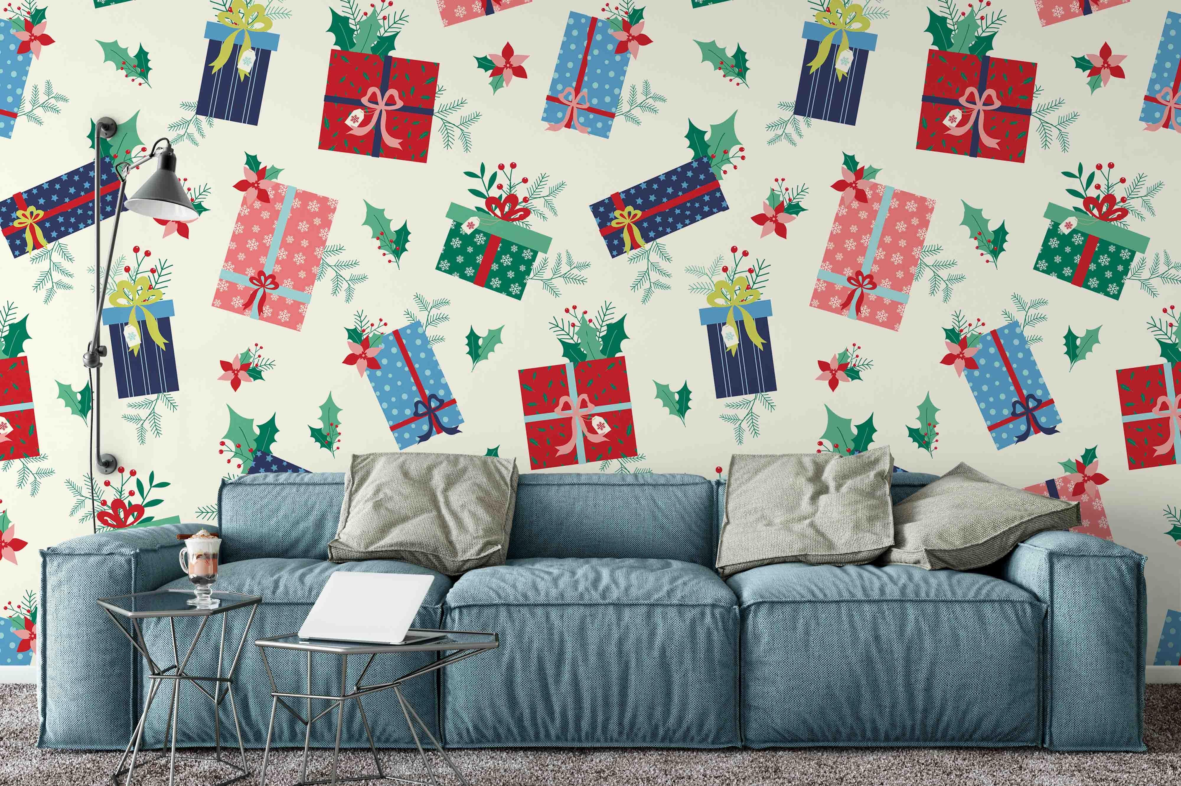 3D Christmas Gift Wall Mural Wallpaper 26- Jess Art Decoration