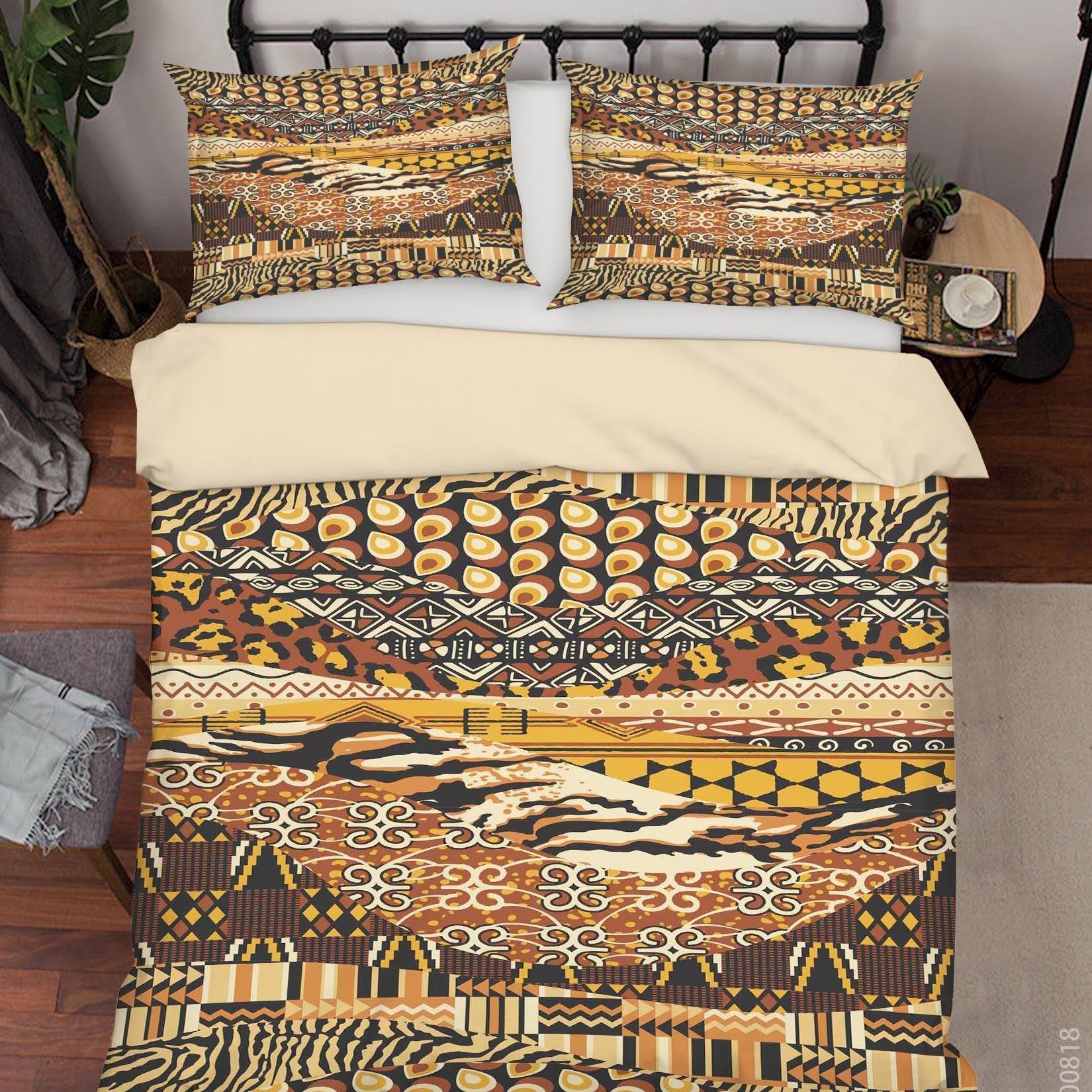 3D Vintage Painting Quilt Cover Set Bedding Set Duvet Cover Pillowcases LXL- Jess Art Decoration