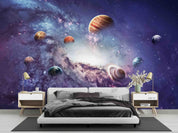 3D Nebula Jupiter Space planet nebula space mural wall mural wallpaper for kids room - view 4