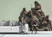 3D european sculpture wall mural wallpaper 30- Jess Art Decoration