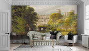 3D Building Forest River Boat Landscape Wall Mural Wallpaper SF15- Jess Art Decoration
