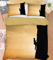 3D Pexels Sunset Sports Climbing Quilt Cover Set Bedding Set Duvet Cover Pillowcases LXL- Jess Art Decoration