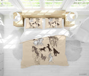 3D Hand Drawn Animal Horse Quilt Cover Set Bedding Set Duvet Cover Pillowcases 202 LQH- Jess Art Decoration