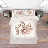 3D Heaven Hell Black Sabbath Quilt Cover Set Bedding Set Duvet Cover Pillowcases SF28- Jess Art Decoration