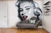 3D Freehand Marilyn Monroe Wall Mural Wallpaper 15- Jess Art Decoration