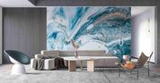 3D Abstract Blue Gold Marble Texture Wall Mural Wallpaper GD 2762- Jess Art Decoration