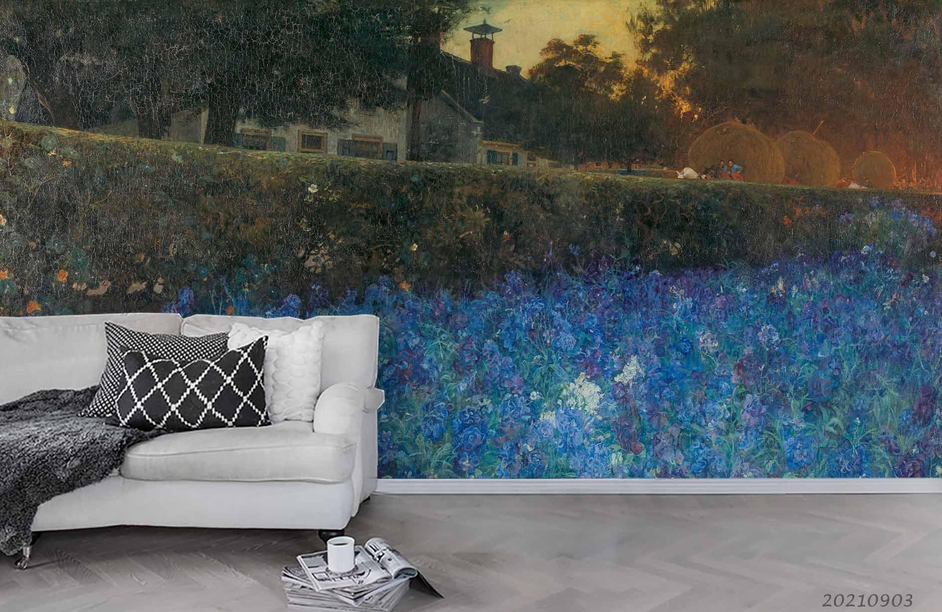 3D Landscape Art Oil Painting Wall Mural Wallpaper LQH 189- Jess Art Decoration