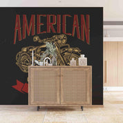 3D Classic American Motorcycle Illustration Wall Mural Wallpaper GD 3215- Jess Art Decoration
