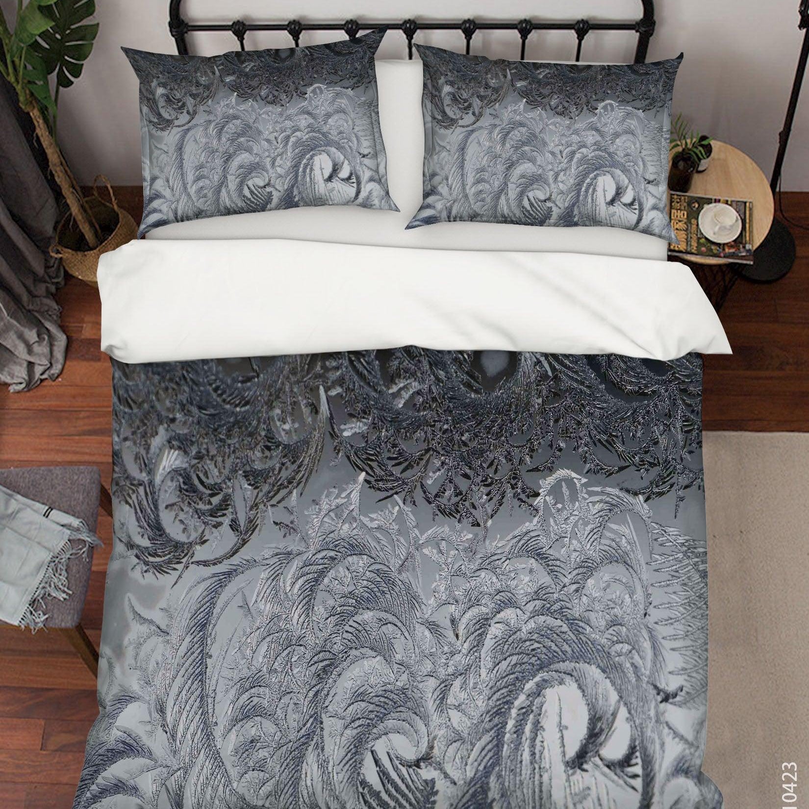 3D Abstract Grey Pattern Quilt Cover Set Bedding Set Duvet Cover Pillowcases 83- Jess Art Decoration