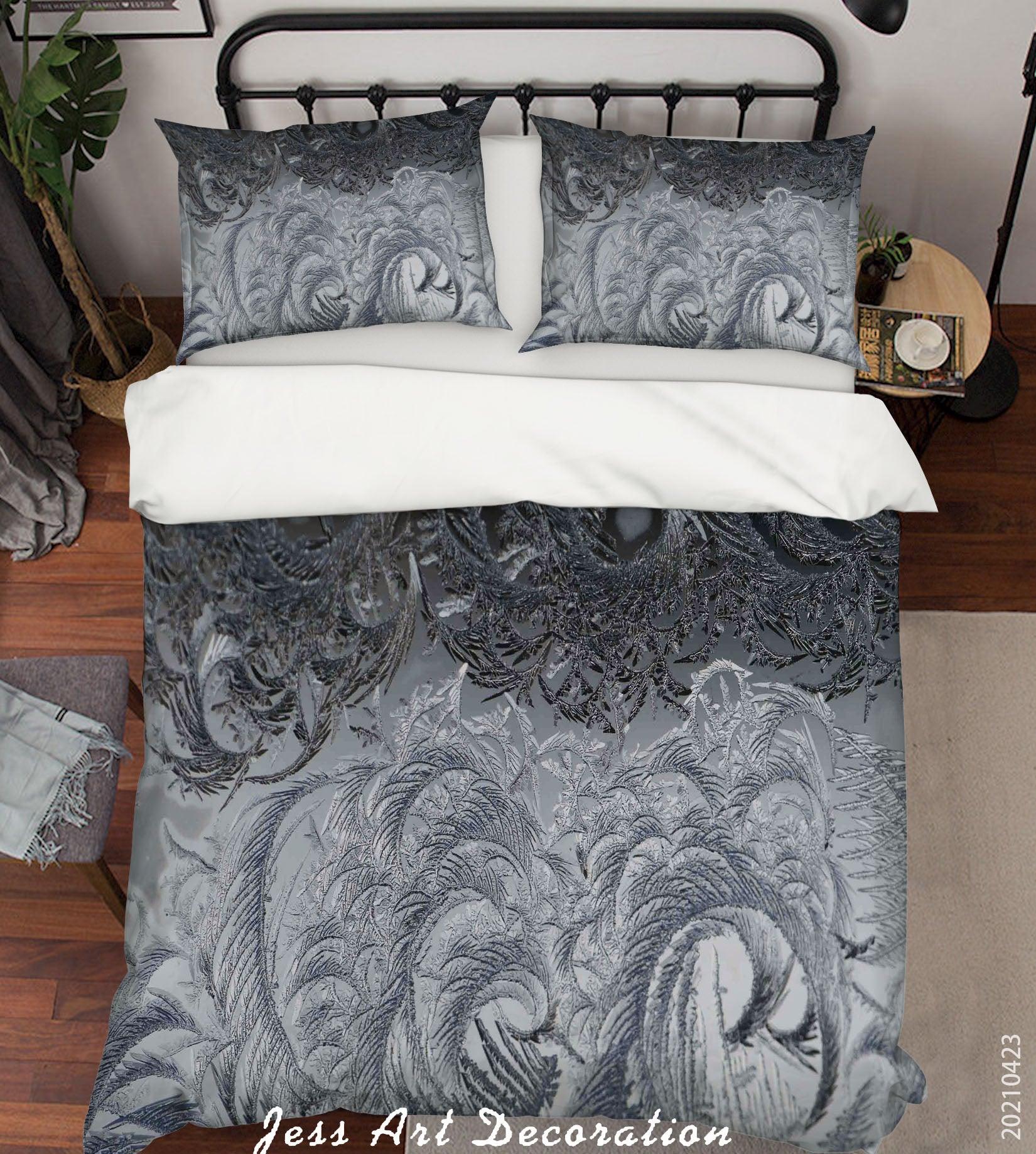 3D Abstract Grey Pattern Quilt Cover Set Bedding Set Duvet Cover Pillowcases 83- Jess Art Decoration