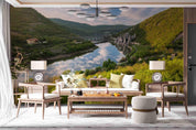 3D Mountain River Wall Mural Wallpaper sww 174- Jess Art Decoration