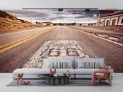 3D Sky Wild Road Scenery Wall Mural Wallpaper LQH 17- Jess Art Decoration