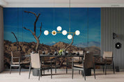 3D Withered Tree Mountain Sky Wall Mural Wallpaper SWW3000- Jess Art Decoration