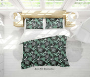 3D Plant Leaves Flower Pattern Quilt Cover Set Bedding Set Duvet Cover Pillowcases WJ 9099- Jess Art Decoration