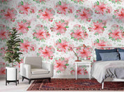 3D Floral Seamless Wall Mural Wallpaper SWW 227- Jess Art Decoration