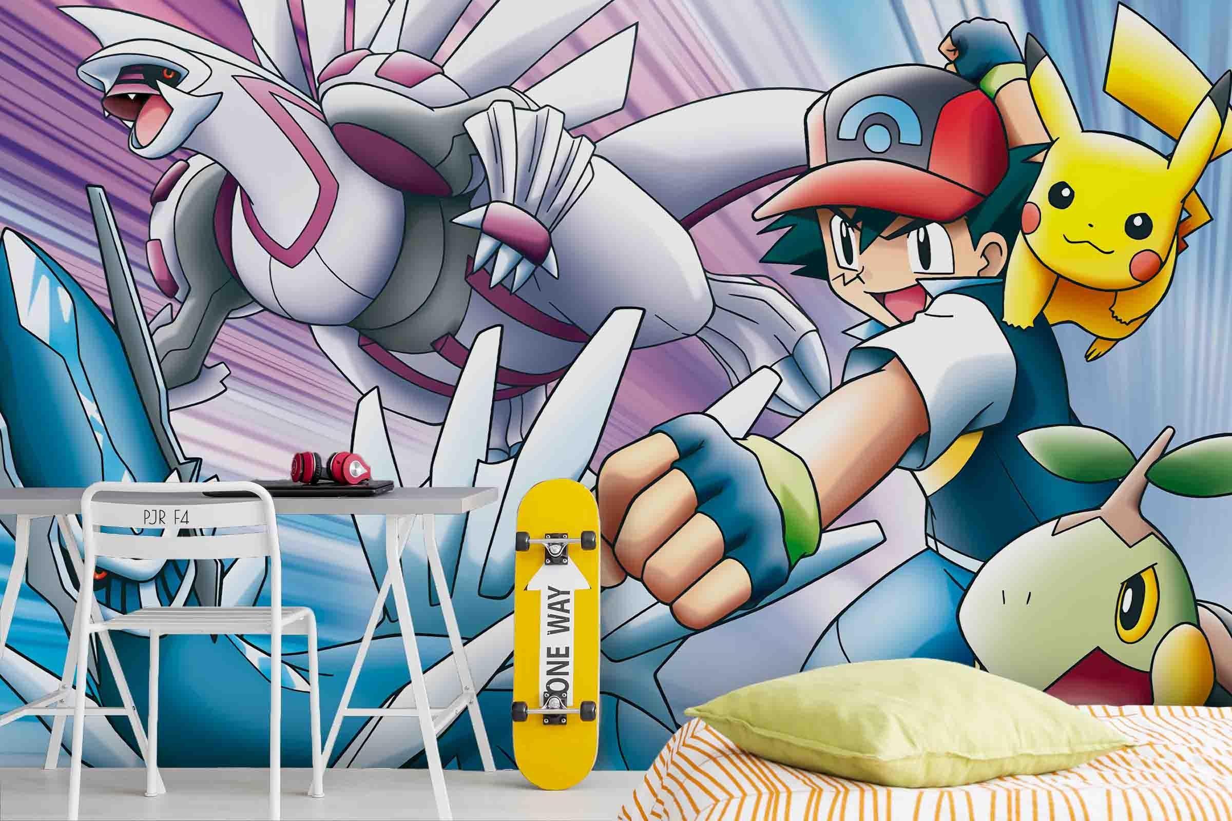 3D Anime Pet Battle anime pet battle character mural wall mural wallpaper for kids room