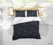 3D Full Moon Space Lunar Hand Drawn Pattern Quilt Cover Set Bedding Set Duvet Cover Pillowcases WJ 1859- Jess Art Decoration