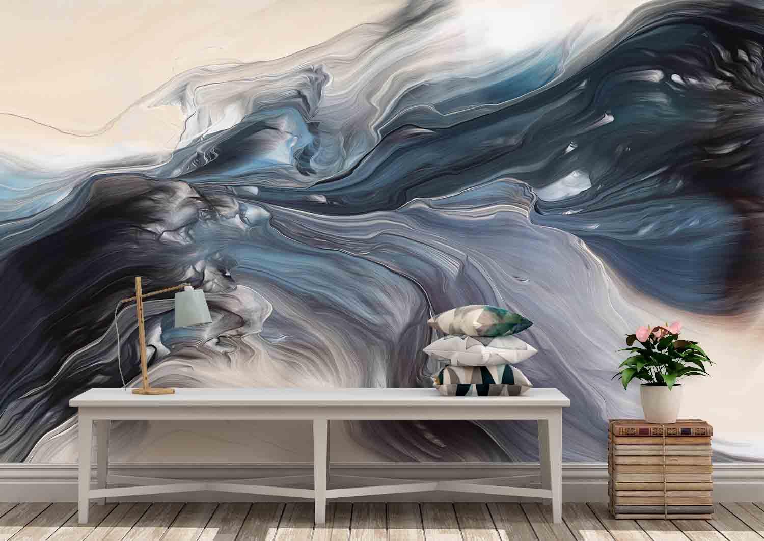 3D Dark Watercolor Wall Mural Wallpaper 26- Jess Art Decoration