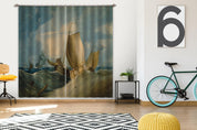 3D Birmingham Museum Oil Painting Curtains and Drapes LQH 52- Jess Art Decoration