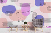3D Abstract Geometric Pattern Colorful Wall Mural Wallpaper LXL- Jess Art Decoration