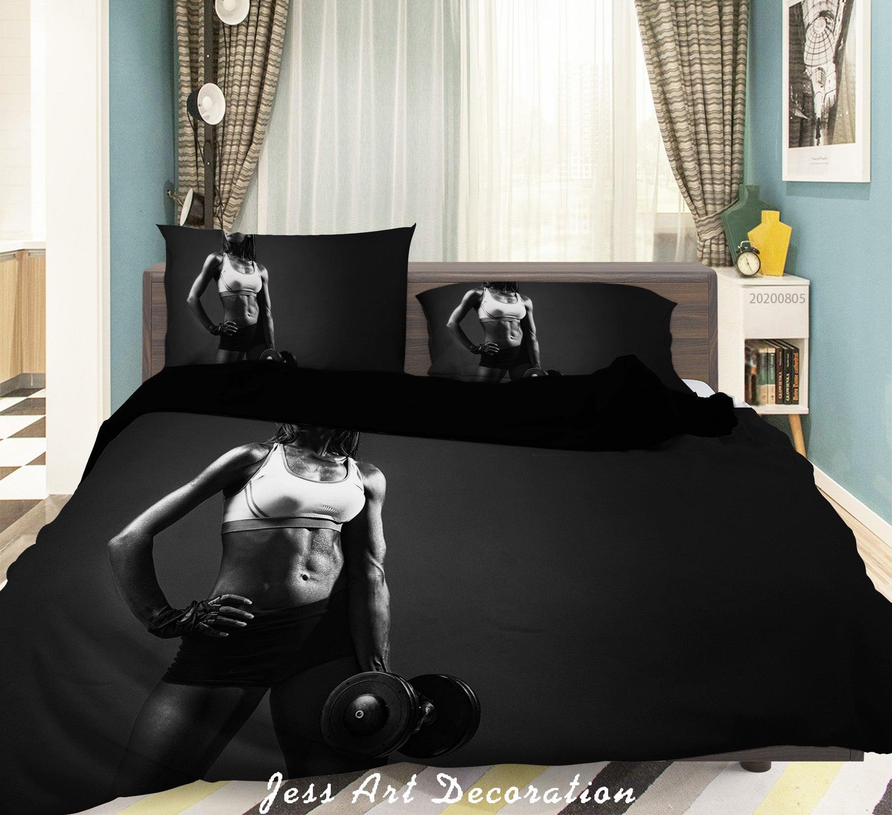 3D Fit Body Quilt Cover Set Bedding Set Duvet Cover Pillowcases LXL 292- Jess Art Decoration