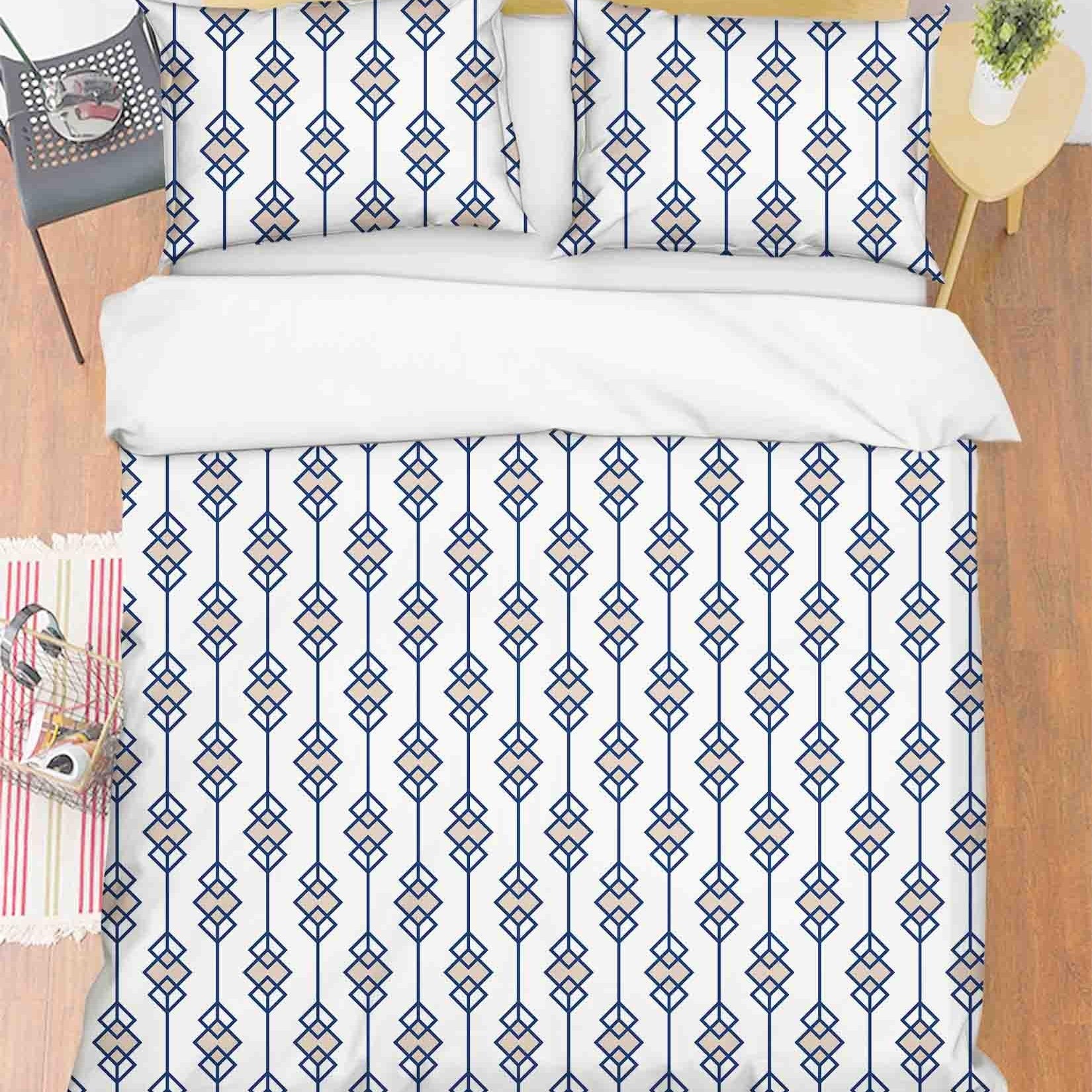 3D Abstract Geometric Art Decoration Quilt Cover Set Bedding Set Duvet Cover Pillowcases 242- Jess Art Decoration