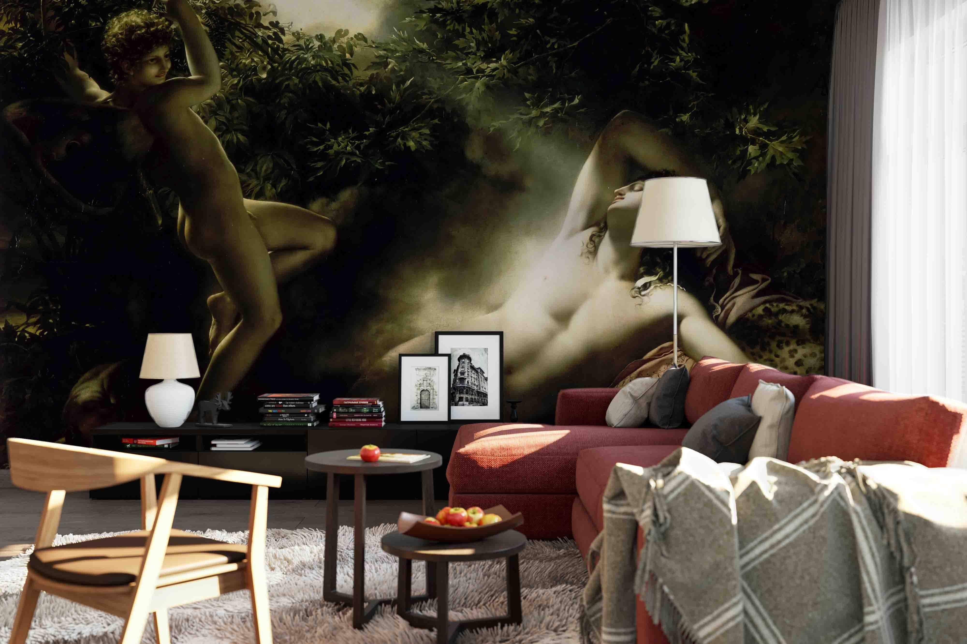 3D Oil Painting Angel Moonlight Wall Mural Wallpaper sww 44- Jess Art Decoration