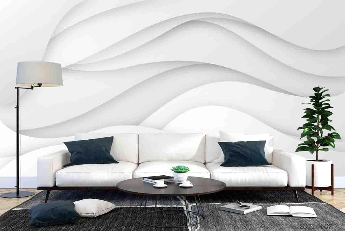 3D  Abstract  Art  Ripple Texture Ethereal Wall Mural Wallpaper SWW1095- Jess Art Decoration