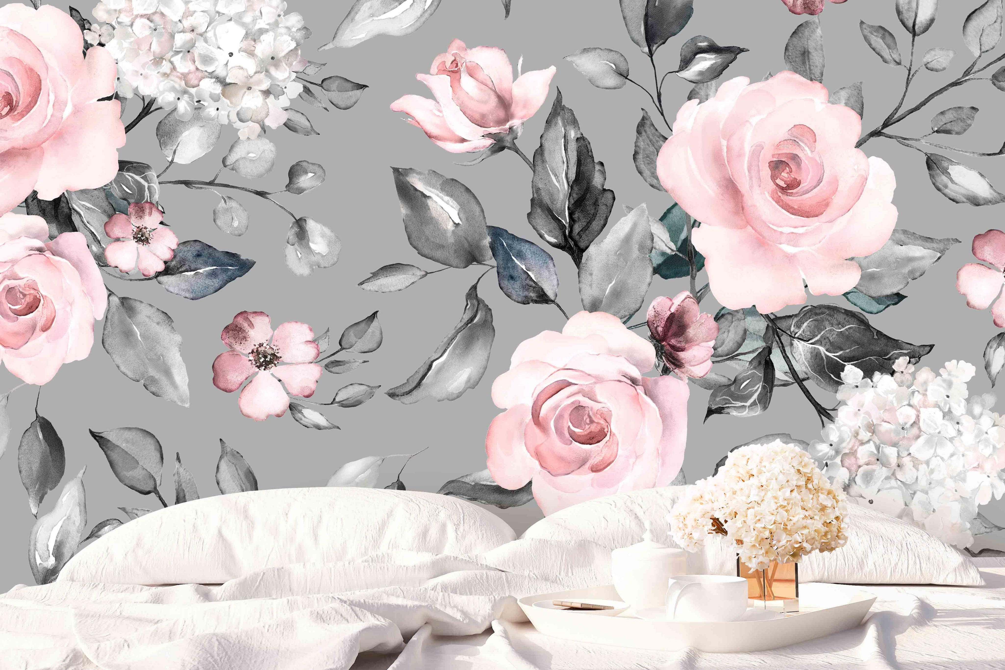 3D Watercolor Peony Wall Mural Wallpaper 6- Jess Art Decoration