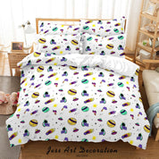 3D Hand Drawn Space Astronaut Planet Meteor Quilt Cover Set Bedding Set Duvet Cover Pillowcases 76- Jess Art Decoration