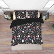 3D Hand Drawn Colorful Floral Quilt Cover Set Bedding Set Duvet Cover Pillowcases 49- Jess Art Decoration